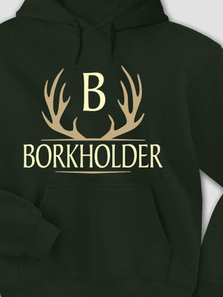 Antler Monogram : Printed Hoodies