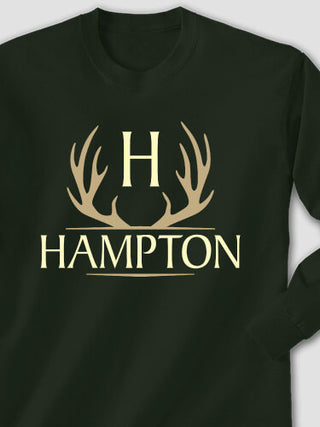 Antler Monogram : Printed Long Sleeves