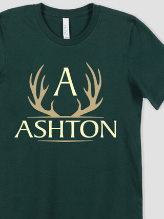 Antler Monogram : Printed T-Shirts