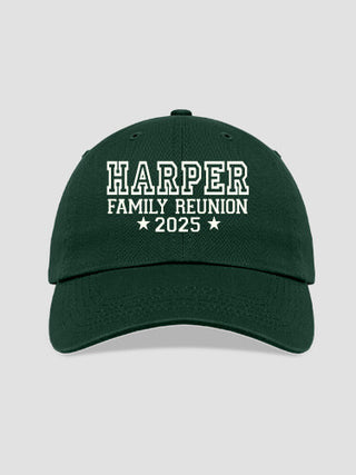Athletic Family Reunion : Embroidered Baseball Hats