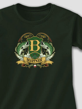 Bass Coat Of Arms : Adult Ladies Fitted T-Shirt
