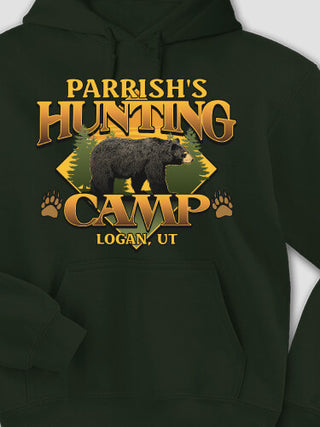Bear Hunting Camp : Printed Hoodies