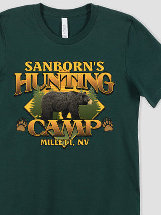 Bear Hunting Camp : Printed T-Shirts