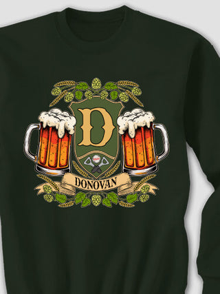 Beer Coat Of Arms : Printed Sweatshirts
