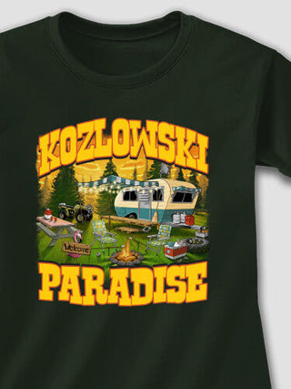 Camper's Paradise : Adult Ladies Fitted T-Shirt