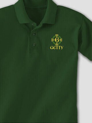 Celtic Wreath Monogram : Embroidered Polo Shirts