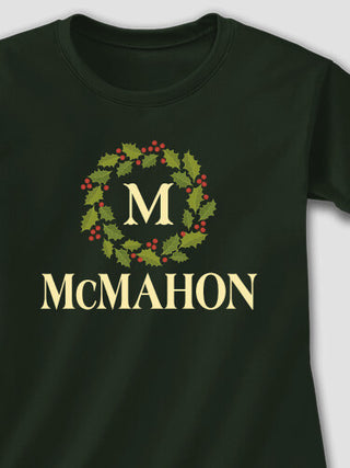 Christmas Monogram : Printed T-Shirts