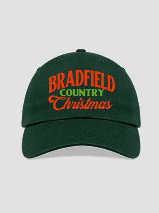 Country Christmas : Embroidered Baseball Hats