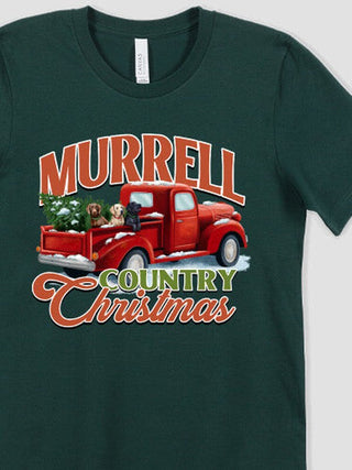 Country Christmas : Premium Printed T-Shirts