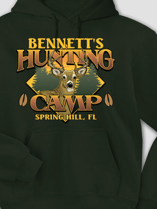 Deer Hunting Camp : Printed Hoodies
