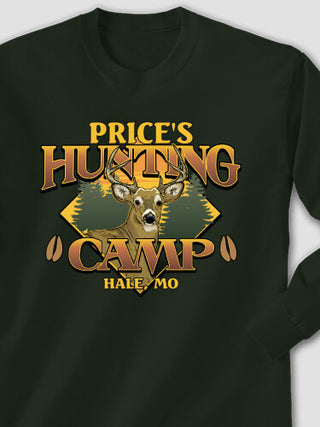 Deer Hunting Camp : Printed Long Sleeves
