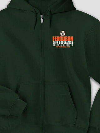 Deer Services : Embroidered Zip Hoodies