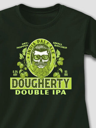 Double IPA : Adult Ladies Fitted T-Shirt