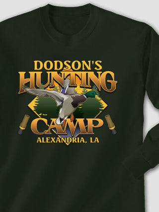 Duck Hunting Camp : Printed Long Sleeves