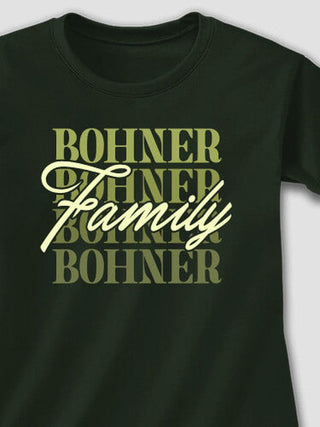 Family Repeat : Adult Ladies Fitted T-Shirt