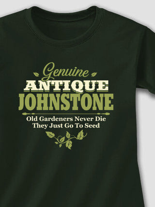 Genuine Antique Gardener : Adult Ladies Fitted T-Shirt