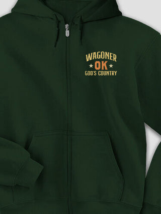 God's Country : Embroidered Zip Hoodies