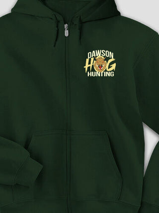 Hog Hunting : Embroidered Zip Hoodies