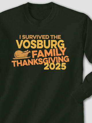 I Survived Thanksgiving : Printed Long Sleeves