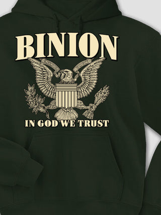 In God We Trust : Printed Hoodies