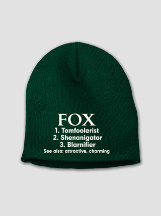 Irish Definition : Embroidered Beanies