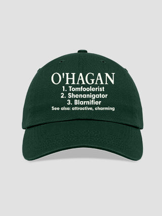 Irish Definition : Embroidered Baseball Hats