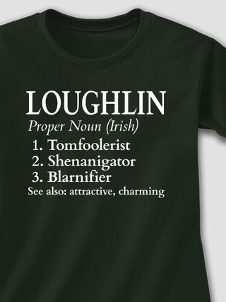 Irish Definition : Adult Ladies Fitted T-Shirt