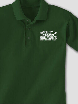 Irish Drinking Team : Embroidered Polo Shirts