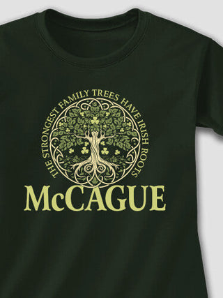 Irish Roots : Adult Ladies Fitted T-Shirt