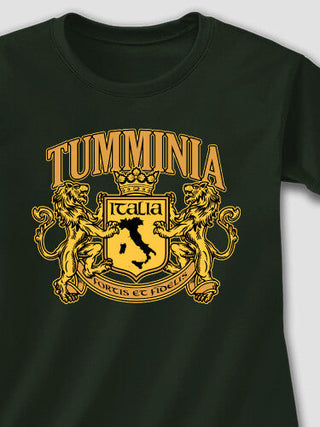 Italian Crest : Adult Ladies Fitted T-Shirt
