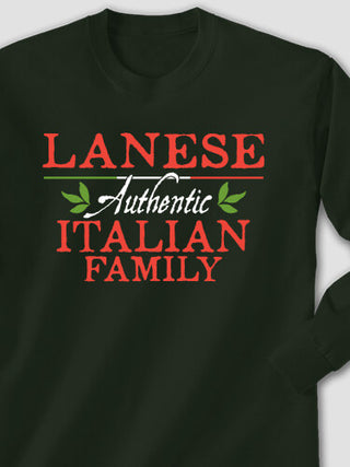 Italian Family : Printed Long Sleeves