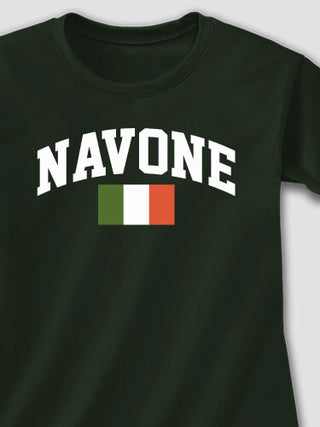 Italian Flag Varsity : Printed T-Shirts