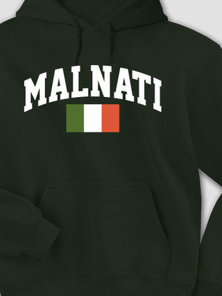 Italian Flag Varsity : Printed Hoodies