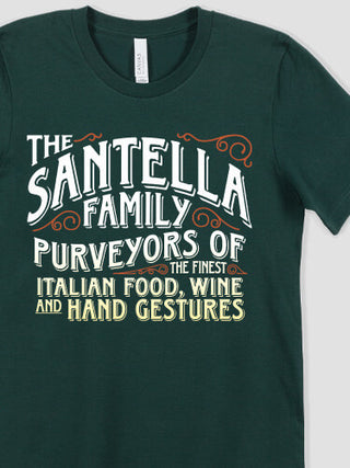 Italian Hand Gestures : Printed T-Shirts