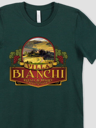 Italian Villa : Premium Printed T-Shirts