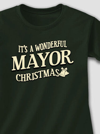 It's A Wonderful Christmas : Adult Ladies Fitted T-Shirt