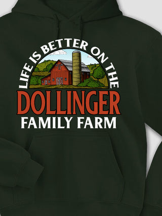 Life Is Better Farm : Printed Hoodies