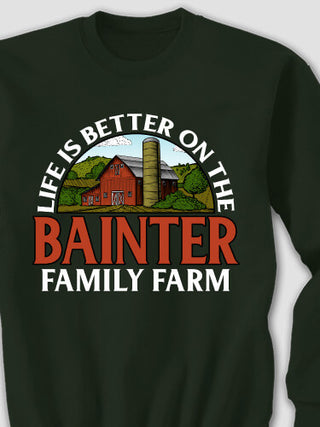 Life Is Better Farm : Printed Sweatshirts