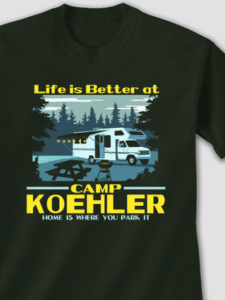 Life Is Better RV : Printed T-Shirts