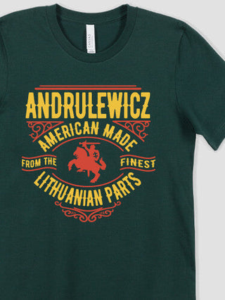 Lithuanian Parts : Premium Printed T-Shirts