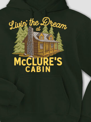 Livin' The Dream Cabin : Printed Hoodies