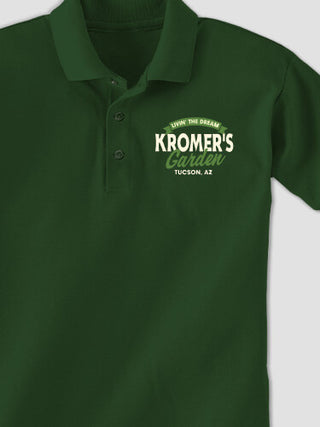 Livin' The Dream Garden : Embroidered Polo Shirts