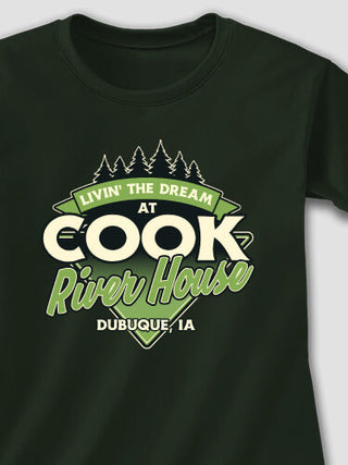 Livin' The Dream River House : Printed T-Shirts