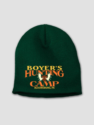Moose Hunting Camp : Embroidered Beanies