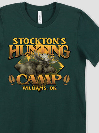 Moose Hunting Camp : Printed T-Shirts