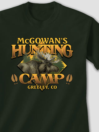 Moose Hunting Camp : Printed T-Shirts