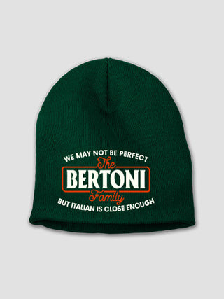 Perfectly Italian : Embroidered Beanies