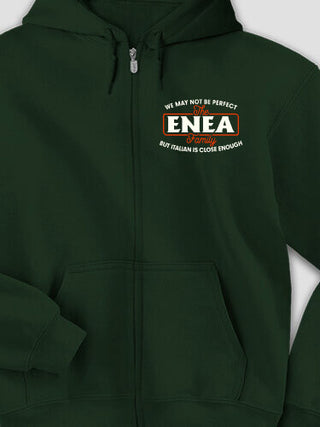 Perfectly Italian : Embroidered Zip Hoodies