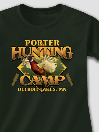 Pheasant Hunting Camp : Printed T-Shirts