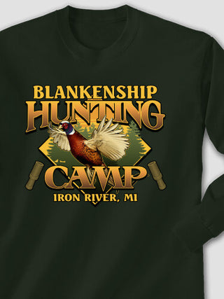 Pheasant Hunting Camp : Printed Long Sleeves